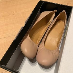 NEW IN BOX J Crew blush pink leather ballet flats